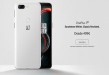 OnePlus 5T Sandstone White Limited Edition
