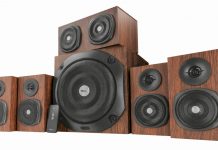 Trust Vigor 5.1 Surround Speaker System: acabados de madera para un sonido de cine