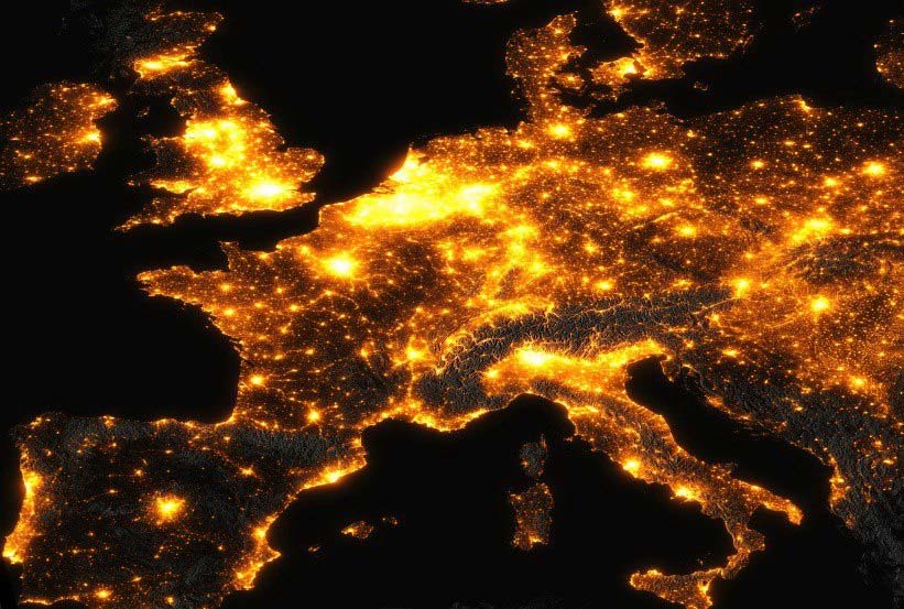 Europa desde el espacio