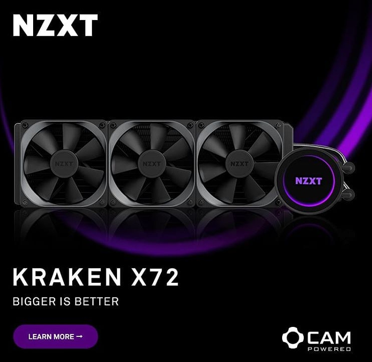 Kraken X72 Nzxt Amplia Su Galardonada Serie Kraken X Tecnolocura