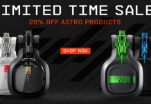 ASTRO Gaming: 20% de descuento temporal