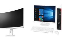 Fujitsu presenta nuevos PC de escritorio y el monitor curvo