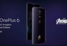 OnePlus 6 Marvel Avengers Limited Edition