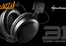 SHARKOON B1, auriculares gaming a SORTEO