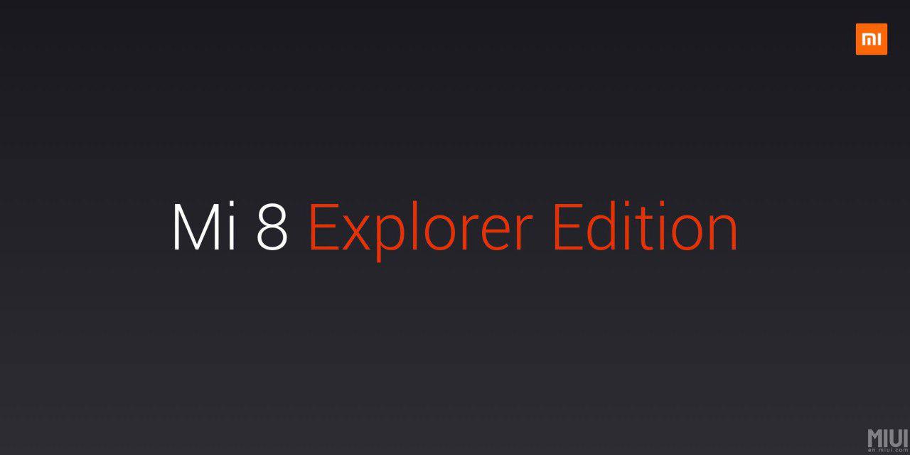 Xiaomi Mi8 Explorer Edition