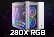 CORSAIR Crystal Series 280X RGB MATX en Computex 2018