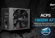AeroCool ACPS 1800 ATX: la nueva potencia minera