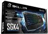 Sharkoon SKILLER SGK4: Teclado de membrana con n-key rollover