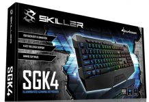 Sharkoon SKILLER SGK4: Teclado de membrana con n-key rollover