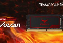TEAMGROUP lanza T-FORCE VULCAN para laptop gaming