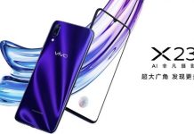 VIVO X23 con lector en pantalla y Waterdrop Display es OFICIAL