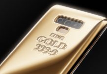 Samsung Galaxy Note 9 Caviar tiene 1 kg de oro puro en su trasera