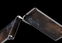HubblePhone: teléfono plegable de doble pantalla