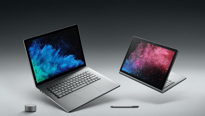Microsoft Surface Book 2 y Surface Laptop
