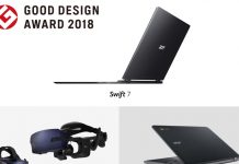 Acer triunfa en los premios Good Design 2018 con sus productos Acer triunfa en los Good Design 2018
