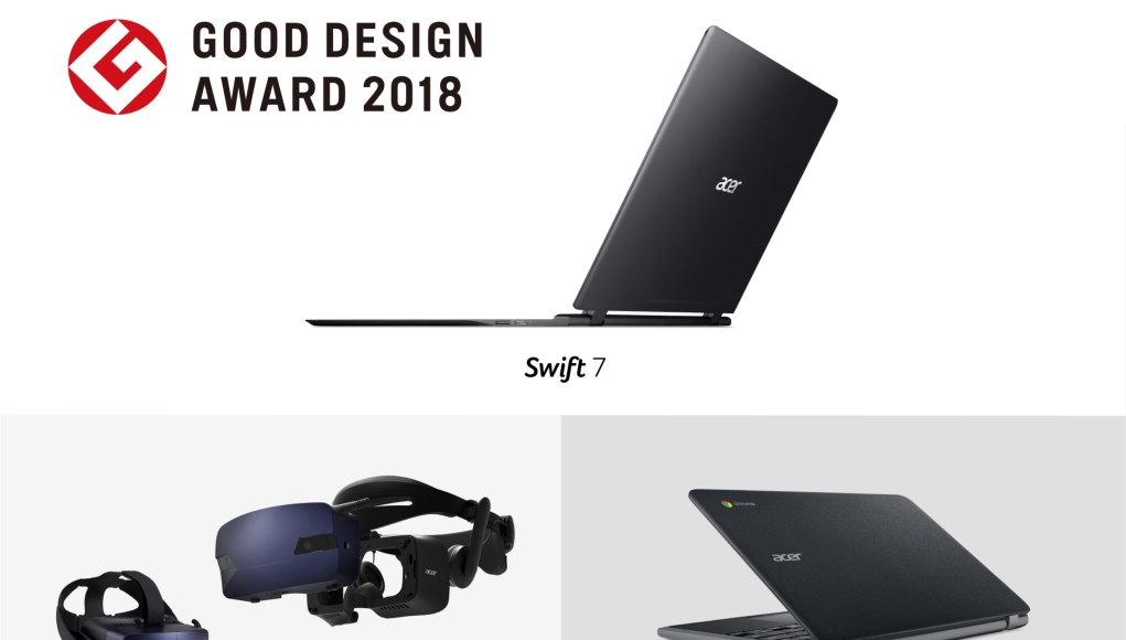 Acer triunfa en los Good Design 2018