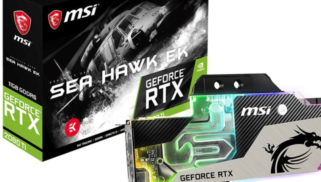 MSI GeForce RTX 2080 y RTX 2080 Ti SeaHawk X Series