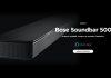 Bose Soundbar 500: impresionante y diseño minimalista Bose Soundbar 500