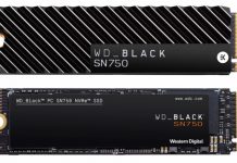 WD Black SN750 con disipador y «modo de juego» WD Black SN750