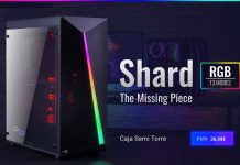Aerocool SHARD: Diseño, rendimiento y color Aerocool SHARD