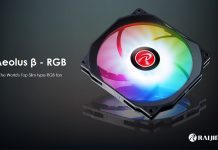 RAIJINTEK Aeolus β, delgados con iluminación RGB RAIJINTEK Aeolus β