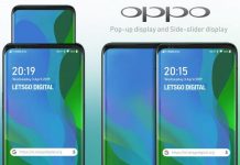 Oppo patenta diseños con pantalla emergente y deslizante