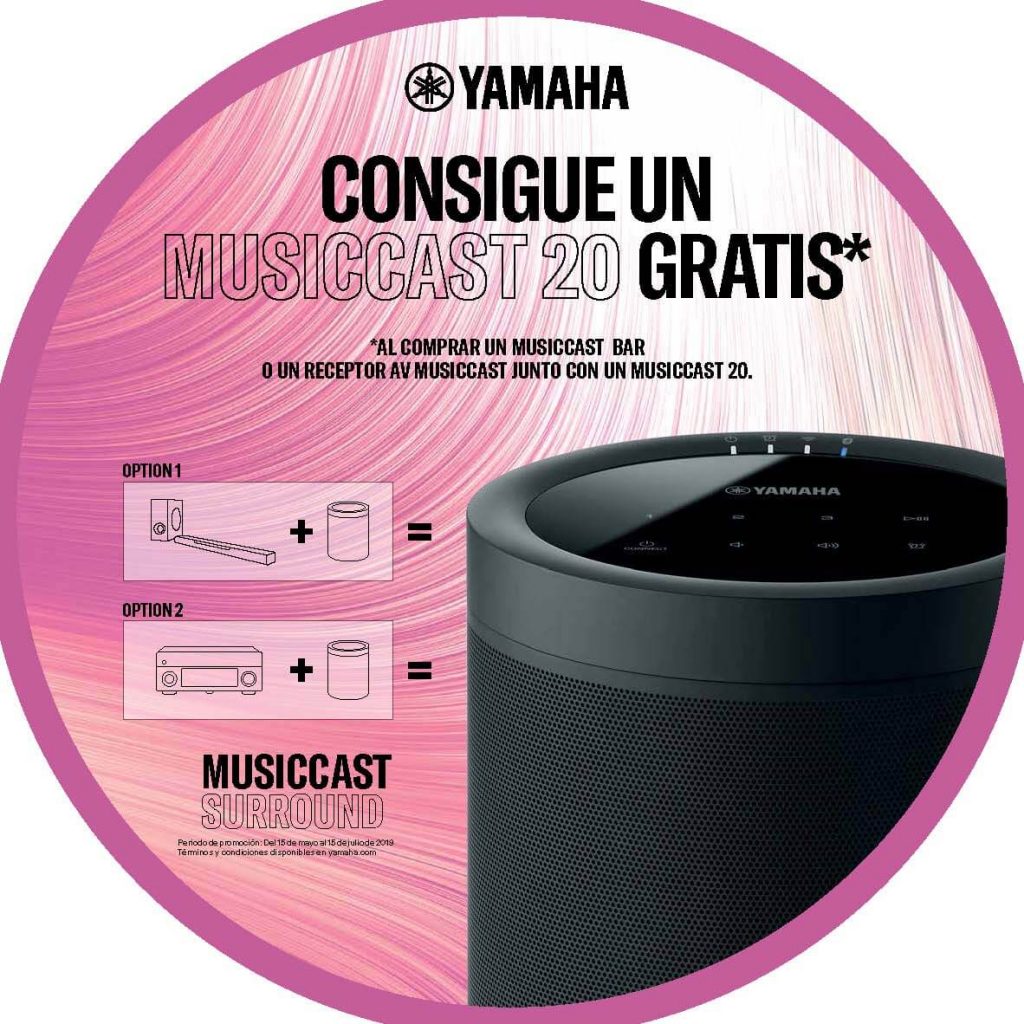 Altavoz con Alexa totalmente GRATIS: Yamaha MusicCast 20