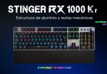 El teclado gaming con rueda de función más económico El teclado gaming con rueda de función más económico - Woxter Stinger RX 1000 KR