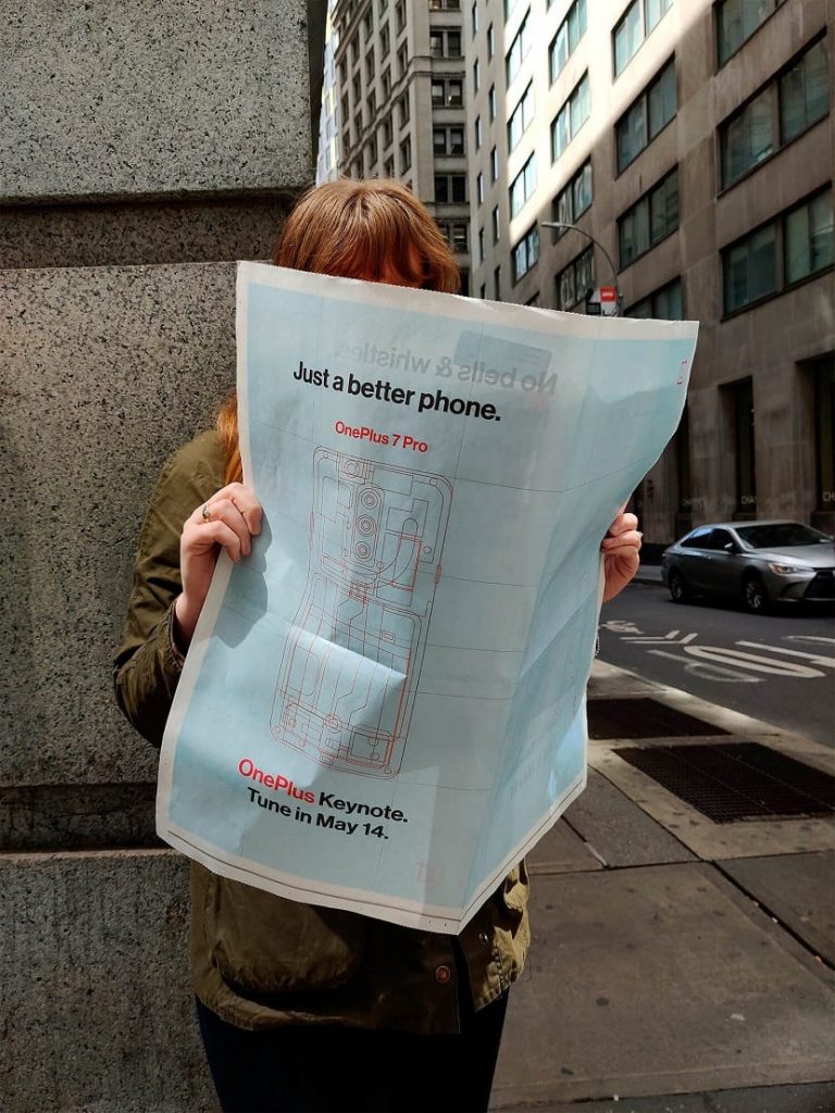 OnePlus 7 Pro se deja ver en el New York Times