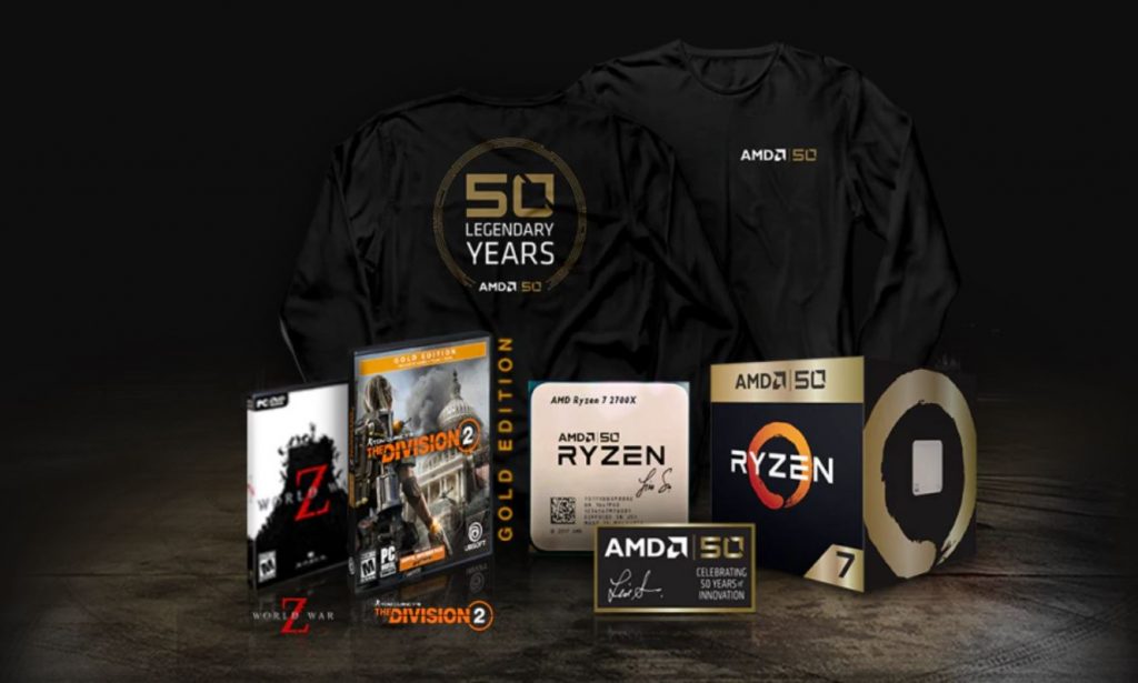 Juegos GRATIS y una camiseta con AMD 50 Aniversario