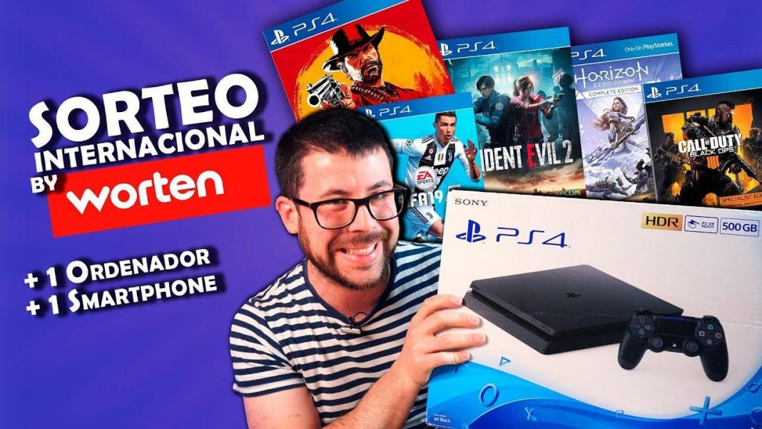 MegaSorteo INTERNACIONAL: PS4+Juegos+Portátil+Móvil
