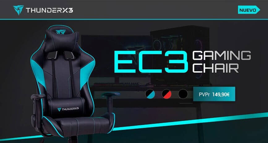 Nueva mejor silla gaming calidad-precio: ThunderX3 EC3