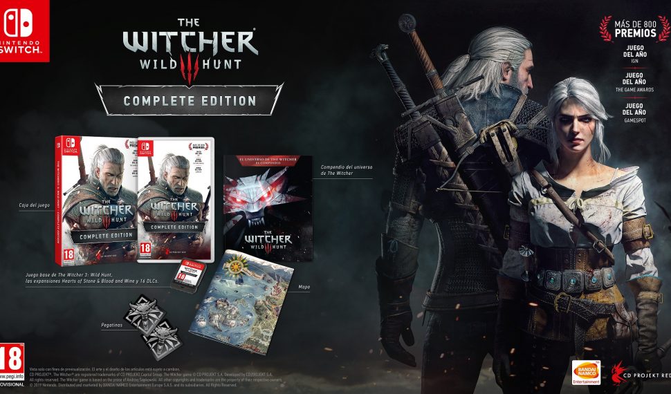 The Witcher 3 Wild Hunt Complete Edition llegará a Nintendo Switch