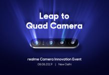 Realme con cámara de 64MPX llegará el 8 de agosto Realme con cámara de 64MPX llegará el 8 de agosto