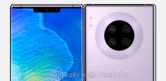 Los últimos renders del Huawei Mate 30 Pro sin botones