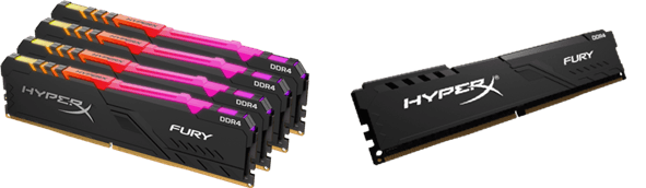 HyperX amplía su línea de memorias FURY DDR4 RGB - tecnolocura