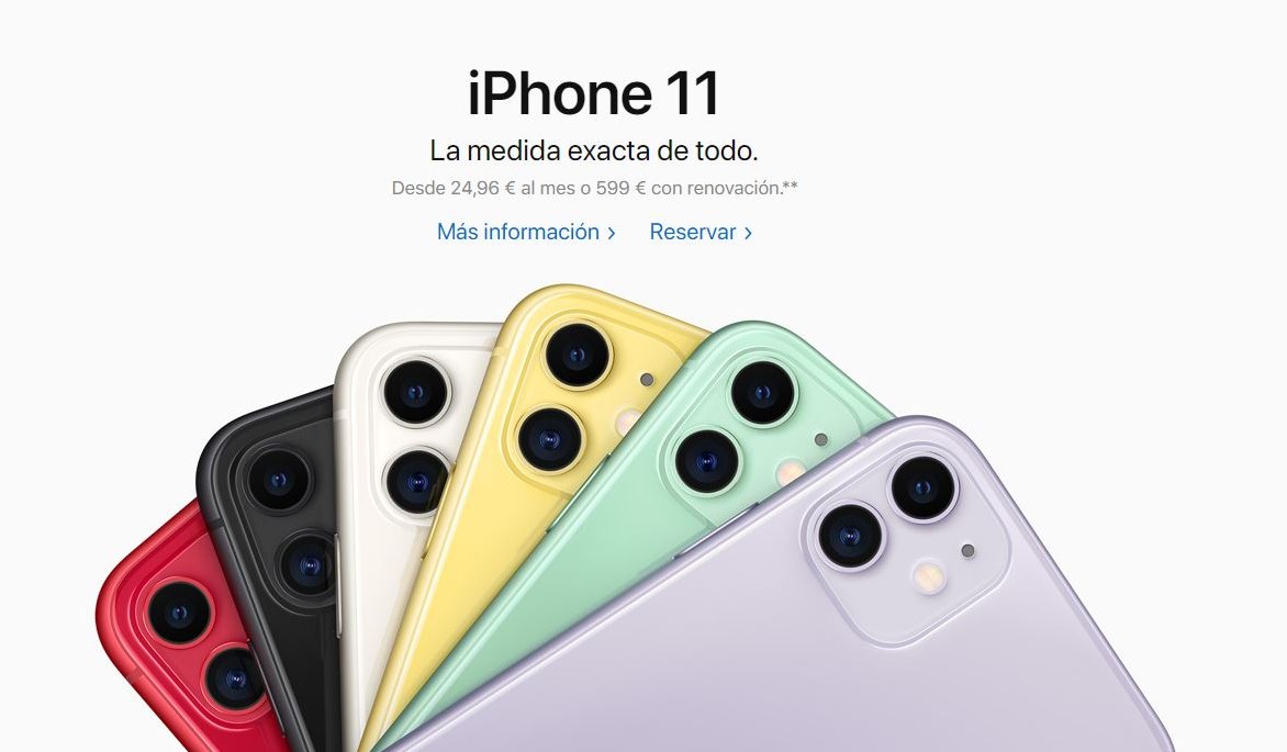 Ya puedes reservar iPhone 11 series en España