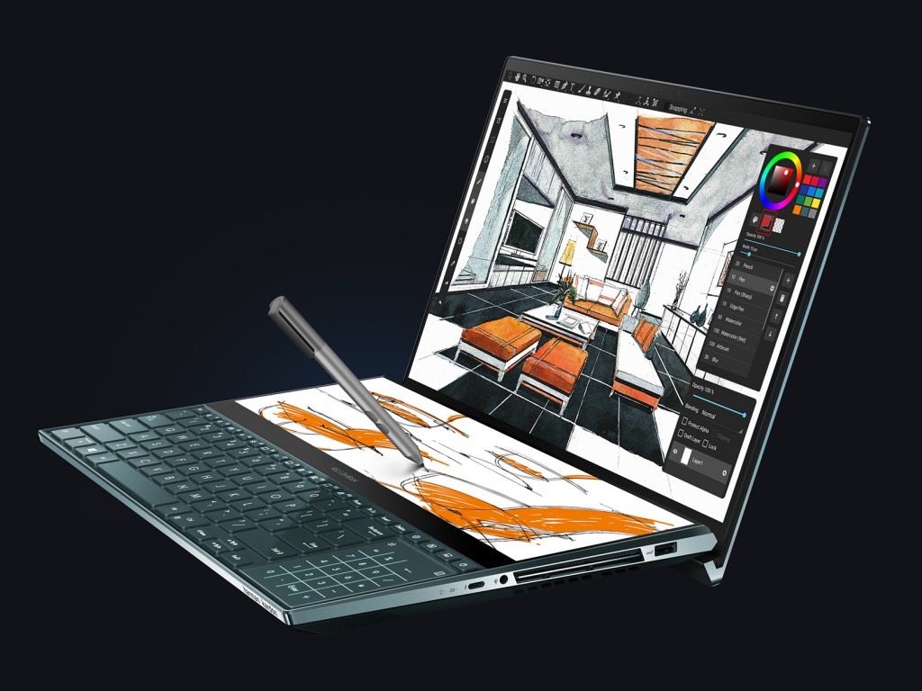 ZenBook Pro Duo con la revolucionaria ScreenPad Plus