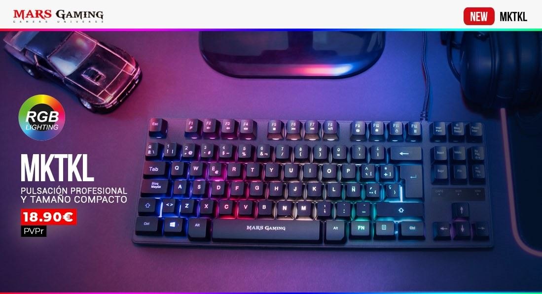 teclado TKL gaming por menos de 20€