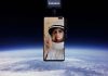 Cara Delevingne y Samsung, primer selfie del mundo enviado al espacio Cara Delevingne y Samsung, primer selfie del mundo enviado al espacio