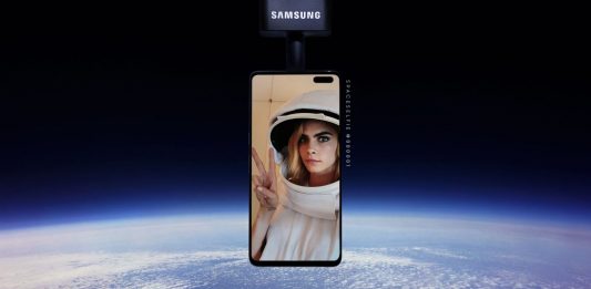 Cara Delevingne y Samsung, primer selfie del mundo enviado al espacio