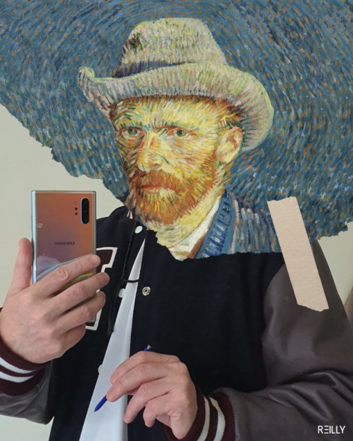 Hey Reilly, obras de arte clásicas con Galaxy Note 10+