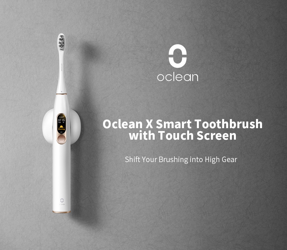 Oclean X, cepillo de dientes inteligente con pantalla táctil