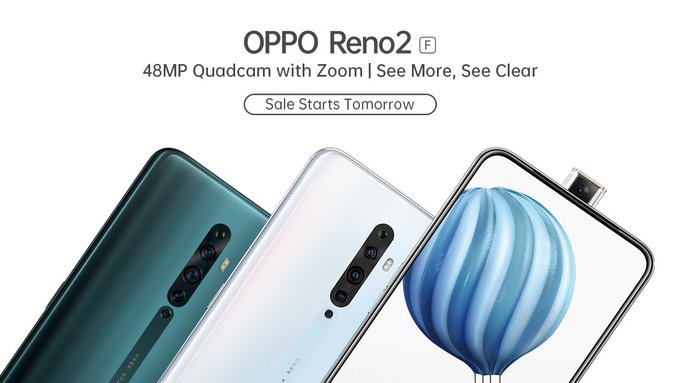 Oppo Reno 2F ya está disponible para su compra