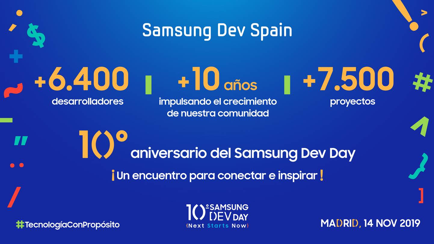 Samsung Dev Day: Inscripciones abiertas para la 10º edición
