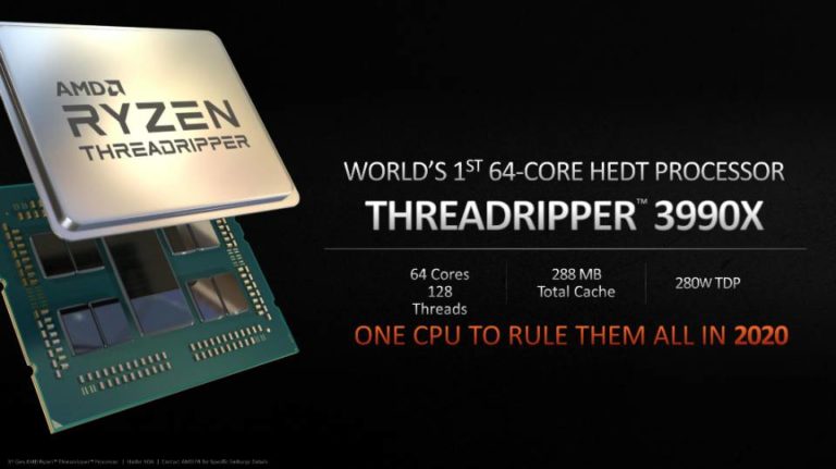 AMD confirma Threadripper de 64 núcleos para 2020