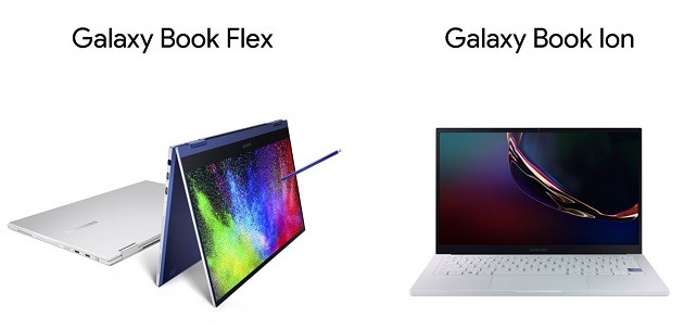 Samsung Galaxy Book Flex y Galaxy Book Ion lanzados