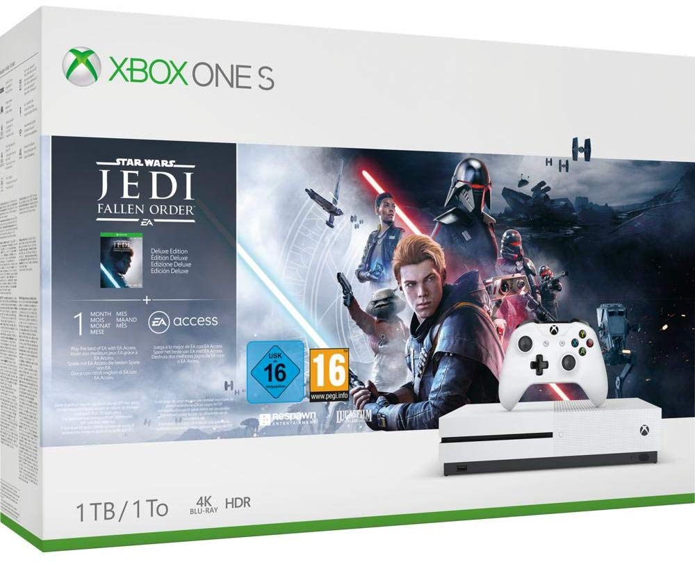Star Wars Jedi Fallen Order y Xbox One S 1TB en oferta