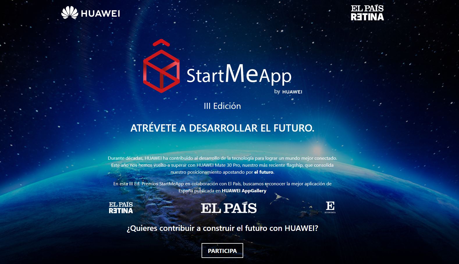 Huawei convoca la 3ª edición de los Premios StartMeApp