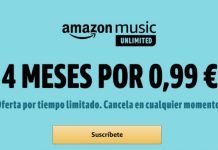 Amazon Music Unlimited: 4 meses por 0.99€. ¡Último día! Amazon Music Unlimited: 4 meses por 0.99€